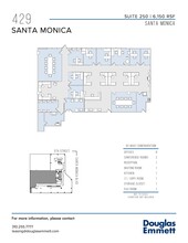 429 Santa Monica Blvd, Santa Monica, CA à louer Plan d’étage– Image 1 sur 1