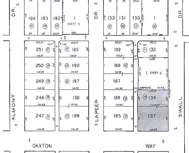 303 N Swall Dr, Beverly Hills, CA à vendre - Plan cadastral – Image 3 sur 13