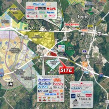 NEC FM-148 & I-20, Terrell, TX - Vue aérienne  vue de carte