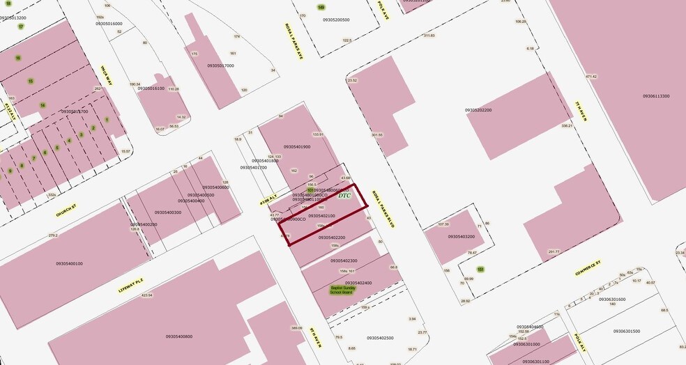 175 Rosa L Parks Blvd, Nashville, TN à louer - Plan cadastral – Image 2 sur 5