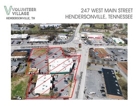 247 W Main St, Hendersonville, TN - VUE AÉRIENNE vue de carte