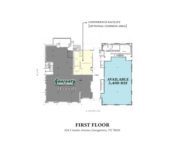 624 S Austin Ave, Georgetown, TX à louer - Photo de l’immeuble – Image 2 sur 4