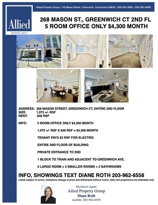 Plus de détails pour 272 Mason St, Greenwich, CT - Bureau/Local commercial à louer