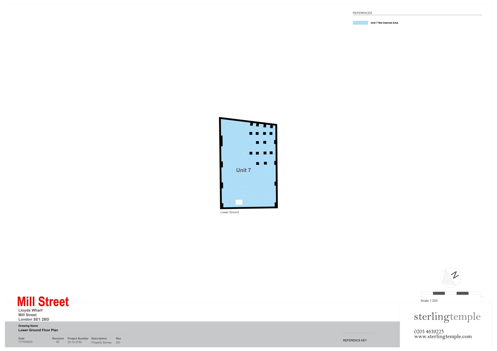 Mill St, Londres à louer Plan de site– Image 1 sur 5