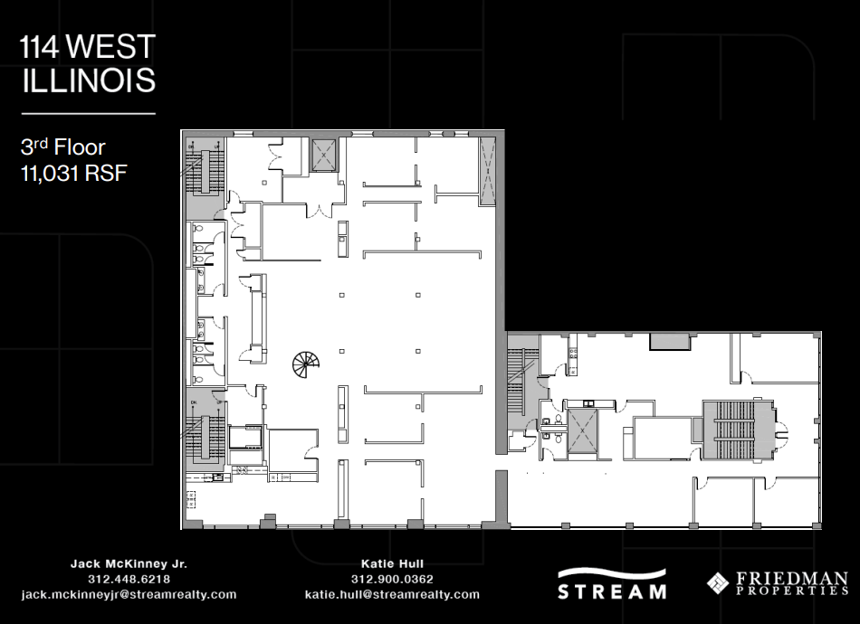 114 W Illinois St, Chicago, IL à louer Plan d’étage– Image 1 sur 11