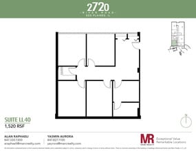 2720 S River Rd, Des Plaines, IL à louer Plan d’étage– Image 1 sur 1