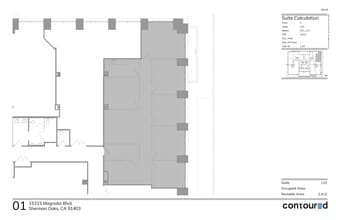 15315 Magnolia Blvd, Sherman Oaks, CA à louer Plan de site– Image 1 sur 1