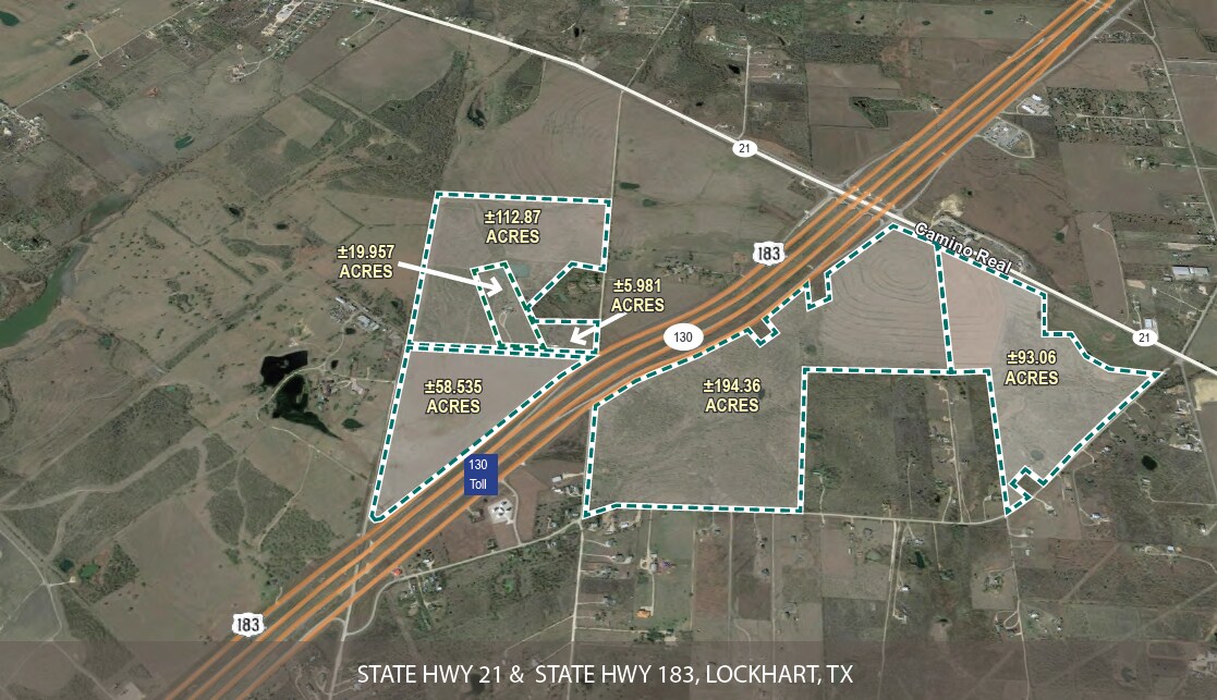 SH 21 & SH 183, Lockhart, TX à vendre Photo principale– Image 1 sur 2