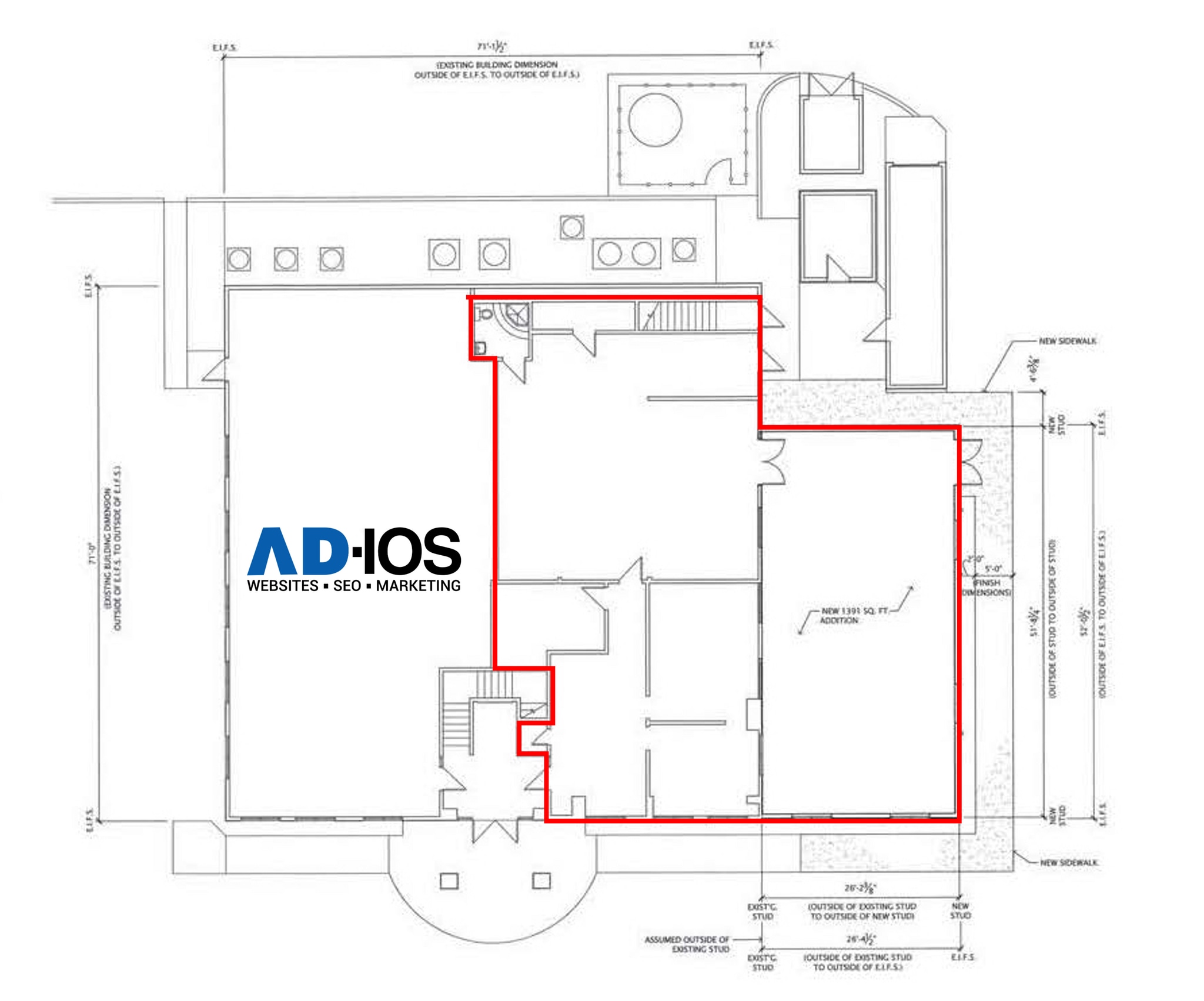 230-232 N Plaza Dr, Nicholasville, KY à louer Plan d’étage– Image 1 sur 12