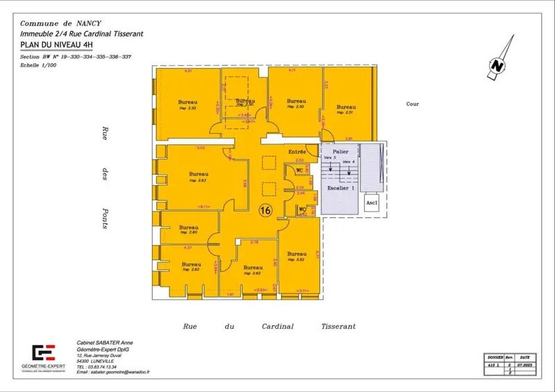 Bureau dans Nancy à louer - Plan d’étage – Image 2 sur 2