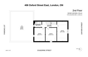 406 Oxford St E, London, ON à louer Plan d’étage– Image 1 sur 1