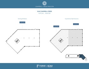 2240 Campbell Creek Blvd, Richardson, TX à louer Plan d’étage– Image 1 sur 2