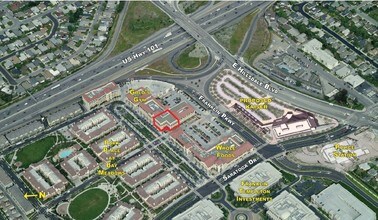 1100 Park Pl, San Mateo, CA - Vue aérienne  vue de carte