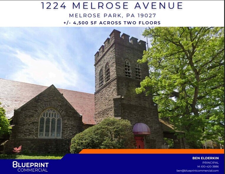 1224 Melrose Ave, Melrose Park, PA à louer - Photo de l’immeuble – Image 1 sur 1