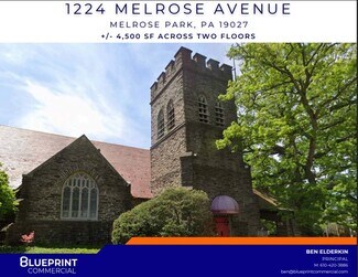 Plus de détails pour 1224 Melrose Ave, Melrose Park, PA - Bureau à louer