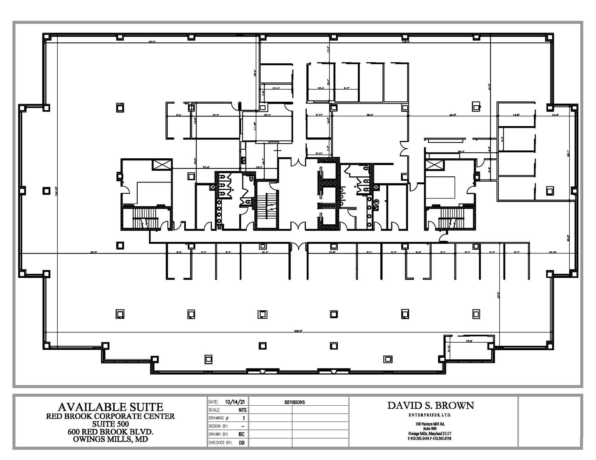 600 Red Brook Blvd, Owings Mills, MD à louer Plan d’étage– Image 1 sur 1