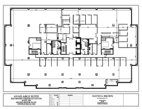 600 Red Brook Blvd, Owings Mills, MD à louer Plan d’étage– Image 1 sur 1