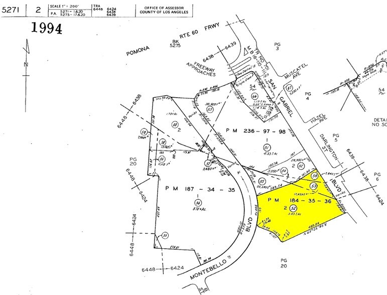 500 Montebello Blvd, Rosemead, CA à louer - Plan cadastral – Image 3 sur 12