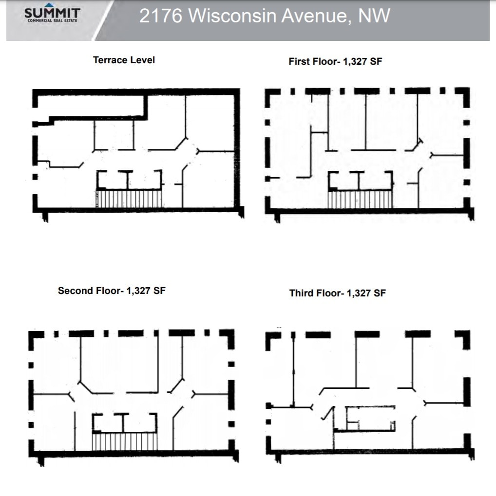 2170-2176 Wisconsin Ave NW, Washington, DC à vendre Plan d’étage– Image 1 sur 1