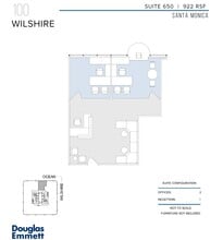 100 Wilshire Blvd, Santa Monica, CA à louer Plan d’étage– Image 1 sur 1