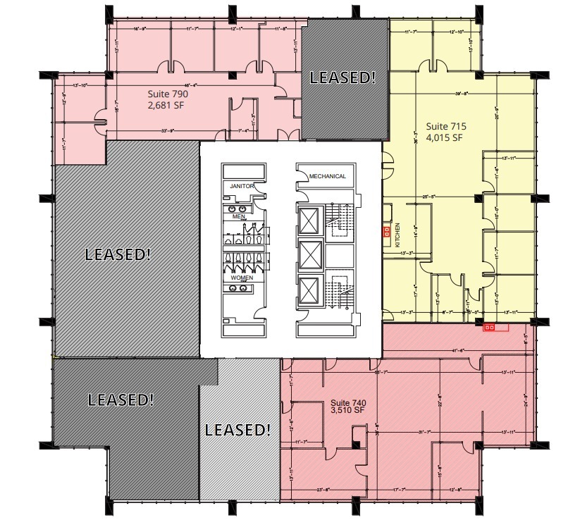 1111 Plaza Dr, Schaumburg, IL à louer Plan d’étage– Image 1 sur 1