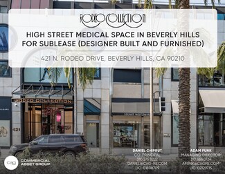 Plus de détails pour 413-445 N Rodeo Dr, Beverly Hills, CA - Médical à louer