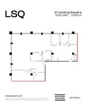 2 Lansing Sq, Toronto, ON à louer Plan d’étage– Image 1 sur 1