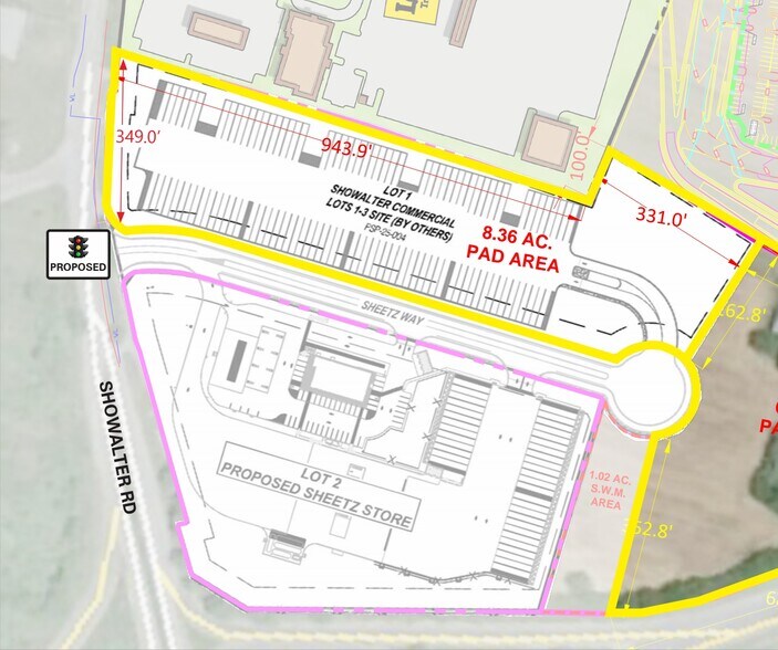 18209 Showalter Rd, Hagerstown, MD à louer - Plan de site – Image 2 sur 3