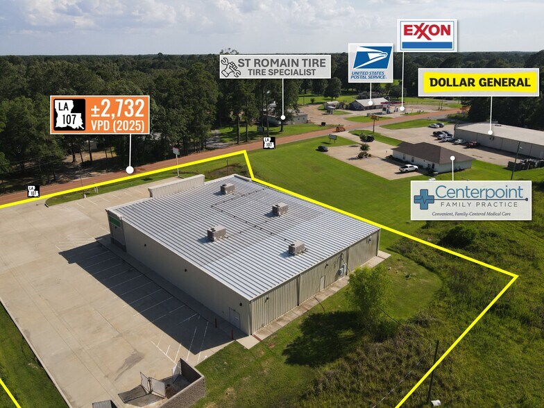1045 Highway 107, Center Point, LA à vendre - Photo de l’immeuble – Image 2 sur 9