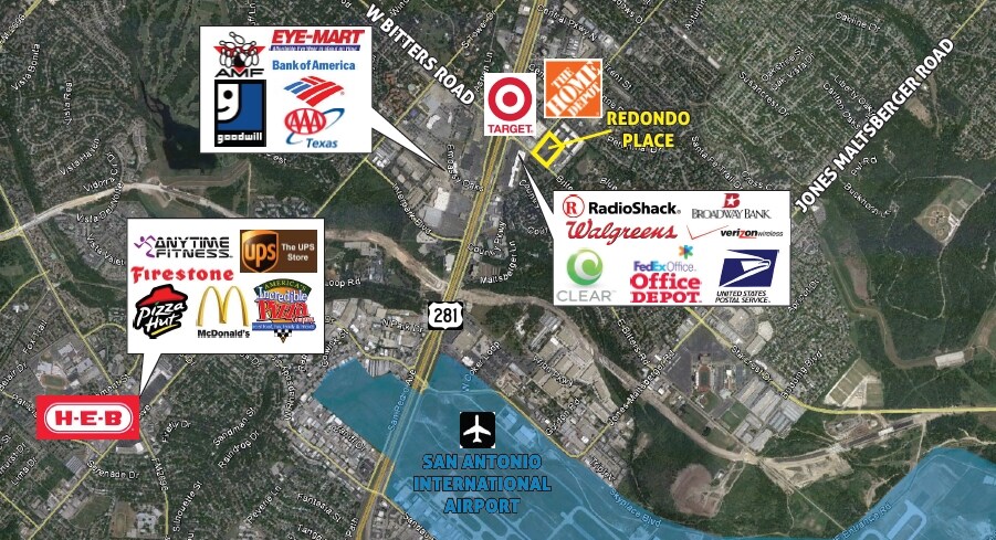 903 E Bitters Rd, San Antonio, TX à louer - Aérien – Image 3 sur 16