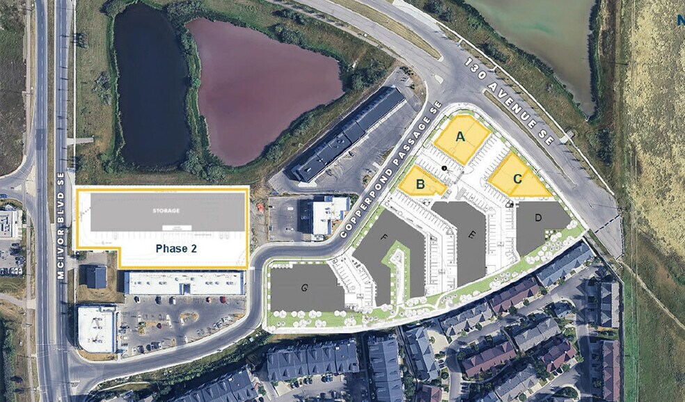 63 Copperpond Passage SE, Calgary, AB à louer - Plan de site – Image 3 sur 4
