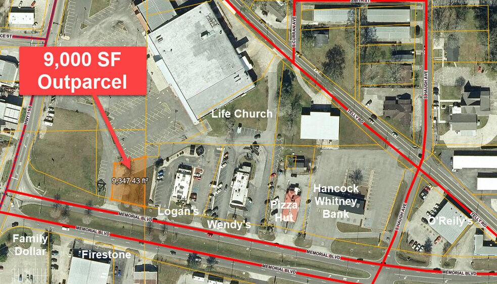 197 Memorial Boulevard, Picayune, MS à vendre - Photo principale – Image 1 sur 1