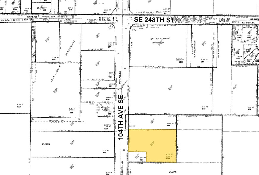 25022 104th Ave SE, Kent, WA à louer - Plan cadastral – Image 2 sur 3
