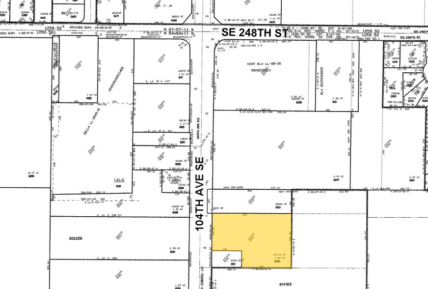 25022 104th Ave SE, Kent, WA à vendre - Plan cadastral – Image 3 sur 3