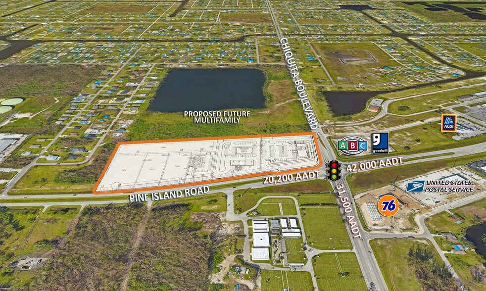 1630 Pine Island Rd, Cape Coral, FL à louer - Plan de site – Image 2 sur 2
