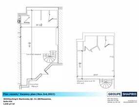 3025 Rue King O, Sherbrooke, QC à louer Plan de site– Image 1 sur 1