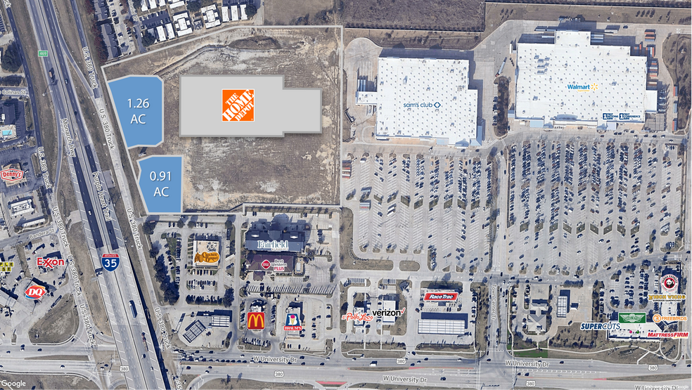 Interstate 35 & West University Dr, Denton, TX à louer - Photo principale – Image 1 sur 2