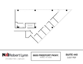 8600 Freeport Pky, Irving, TX à louer Plan d’étage– Image 1 sur 1