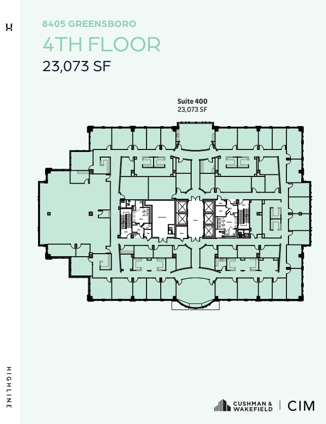 8405 Greensboro Dr, McLean, VA à louer Plan d’étage– Image 1 sur 1