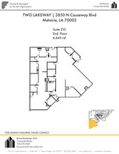 3900 N Causeway Blvd, Metairie, LA à louer Plan de site– Image 1 sur 1