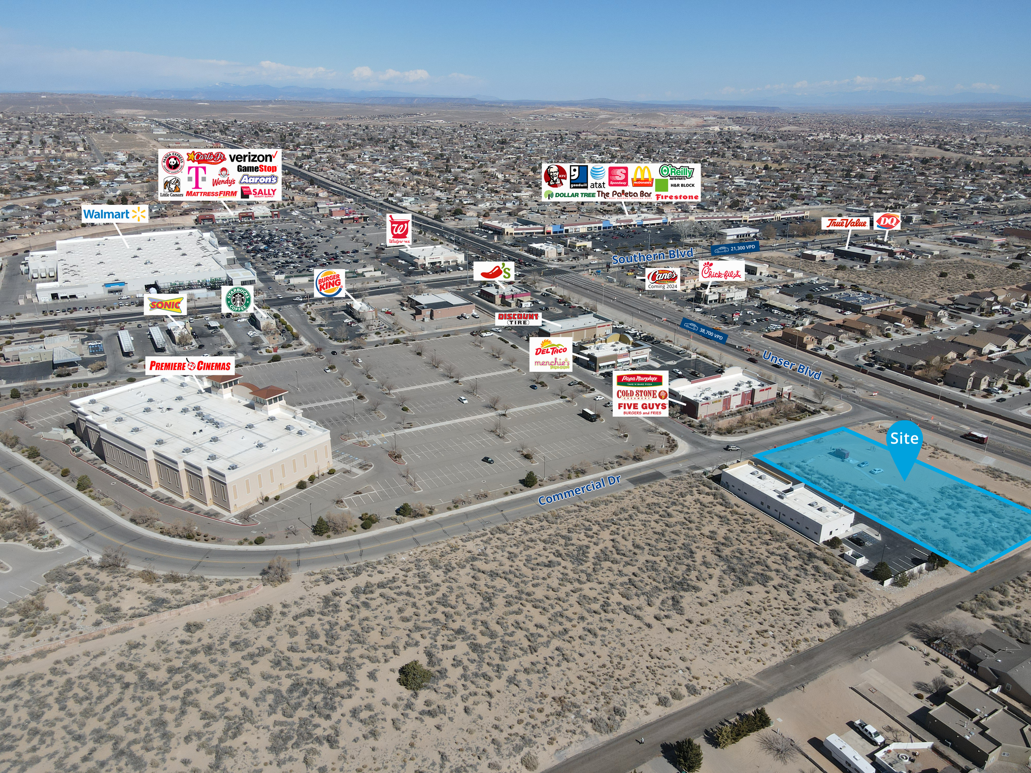 1141 -1149 Commercial Dr SE, Rio Rancho, NM à louer Photo de l’immeuble– Image 1 sur 2