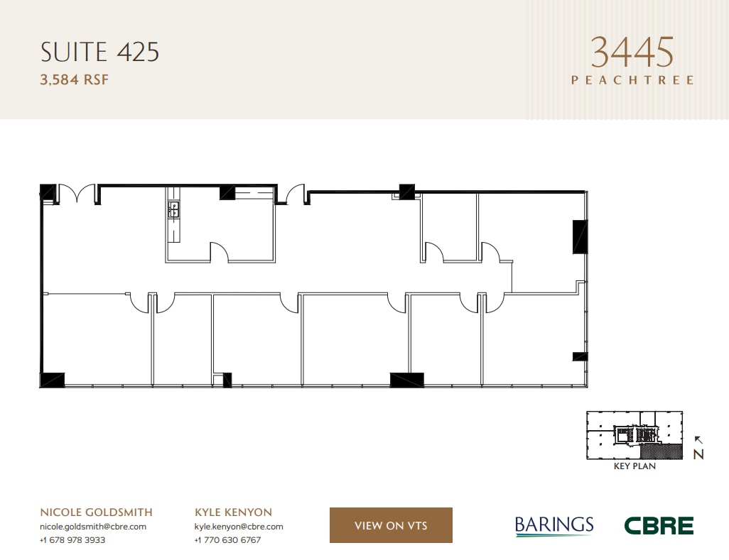 3445 Peachtree Rd NE, Atlanta, GA à louer Plan d’étage– Image 1 sur 1