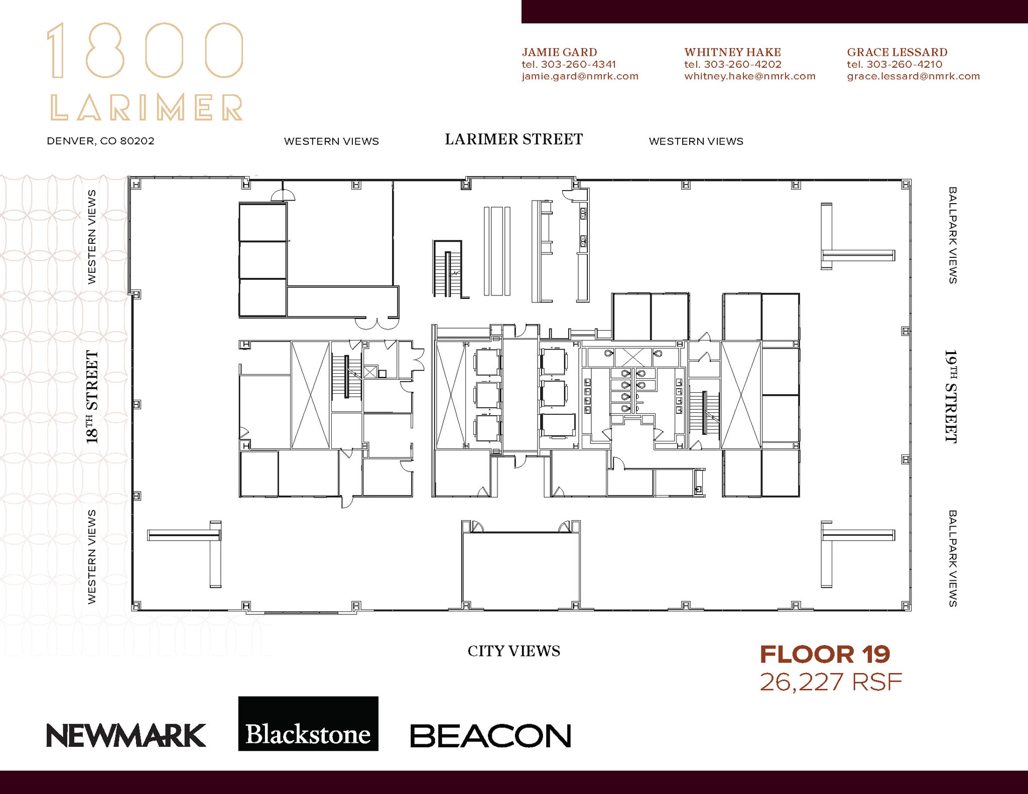 1800 Larimer St, Denver, CO à louer Plan d’étage– Image 1 sur 1