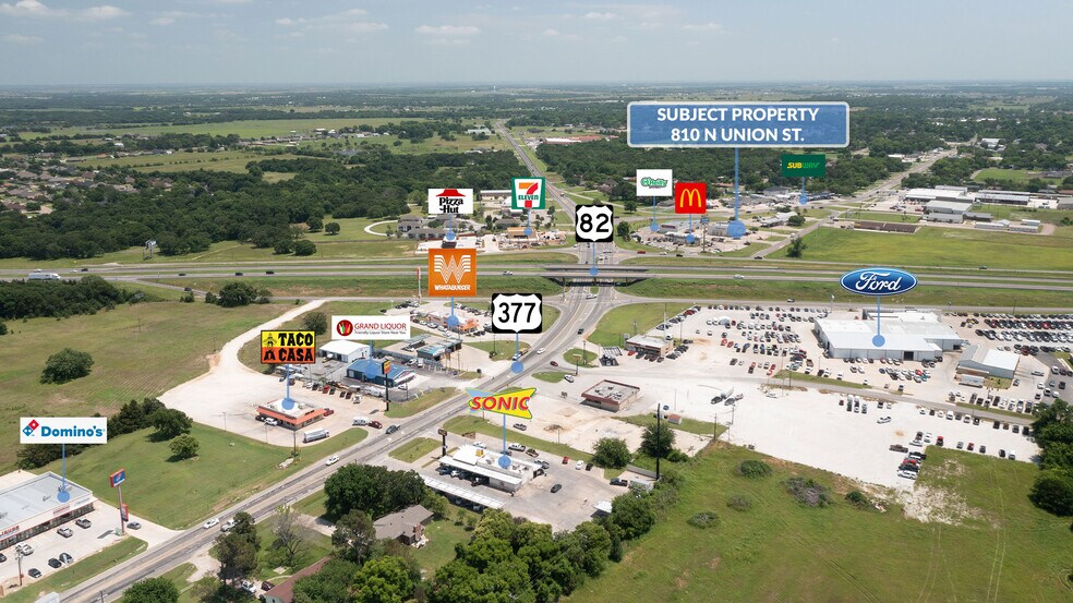 810 N Union St, Whitesboro, TX à louer - Photo de l’immeuble – Image 3 sur 6