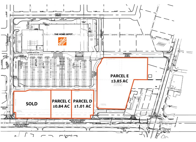 Highway 160, Pahrump, NV à vendre - Plan de site – Image 2 sur 3