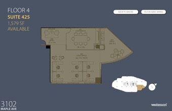 3102 Maple Ave, Dallas, TX à louer Plan d’étage– Image 1 sur 1