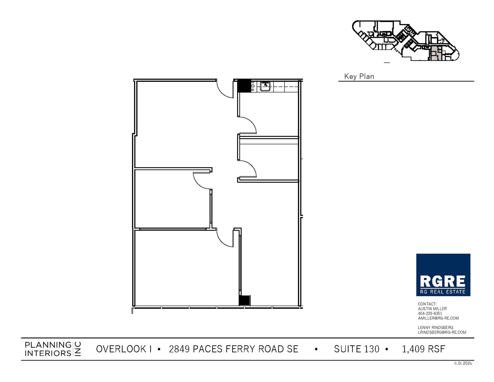 2849 Paces Ferry Rd SE, Atlanta, GA à louer Plan d’étage– Image 1 sur 1