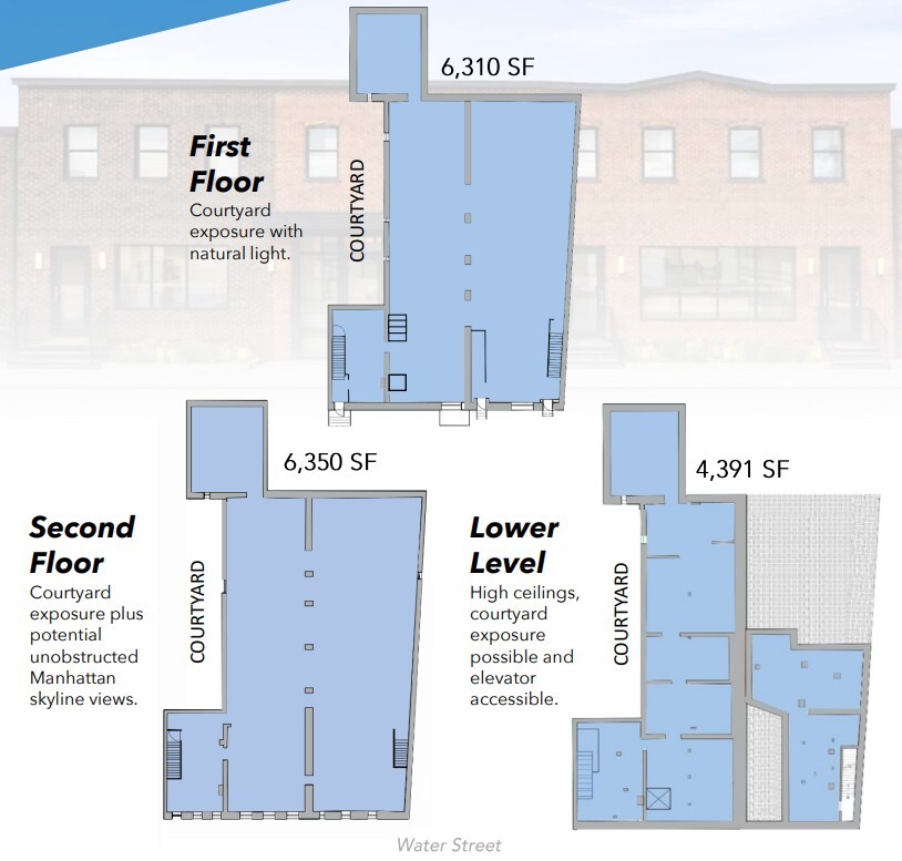 265 Water St, Brooklyn, NY à louer Plan d’étage– Image 1 sur 10