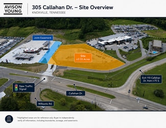 Plus de détails pour Callahan Dr., Knoxville, TN - Terrain à vendre