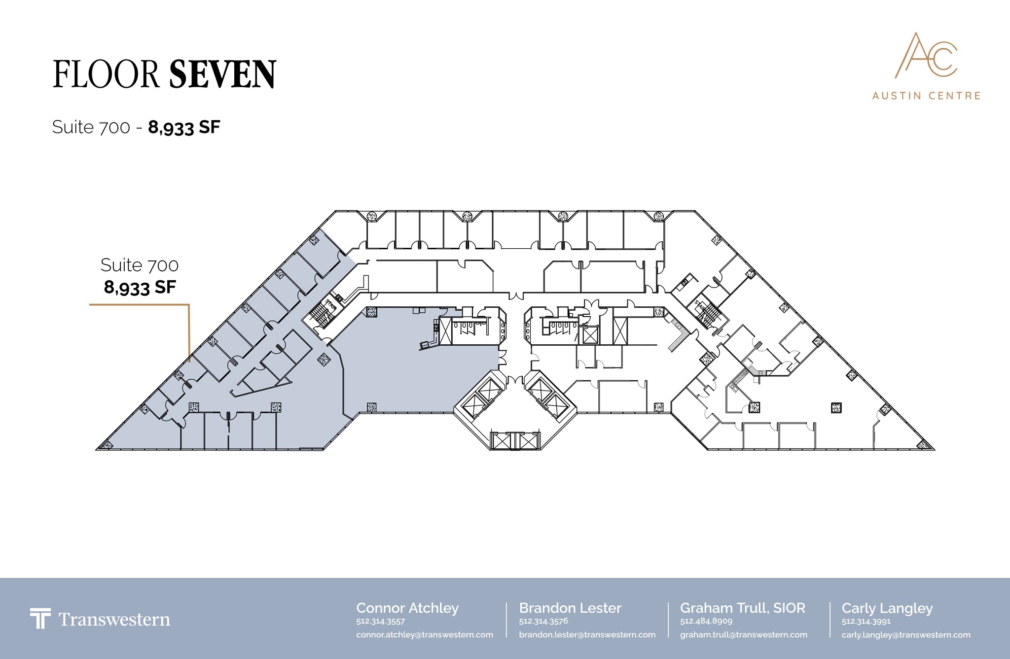 701 Brazos St, Austin, TX à louer Plan de site– Image 1 sur 1